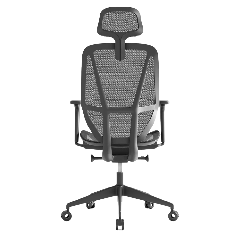 Silla de Oficina Ejecutiva Ergonómica - OFFIHO BLACK GLOVE OHE - 505 - Negro - Respaldo y Asiento en Malla - OHE-505 - OFFIHO - NOGAL BEAT - Sillas de Oficina