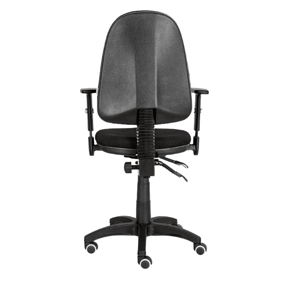 Silla de Oficina Operativa - ALBAR E - 90N CB - Negro - Respaldo y asiento Tapizados - E-90N CB - ALBAR - NOGAL BEAT - Sillas de Oficina