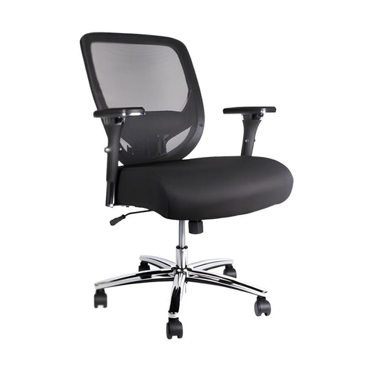 Silla de Oficina Operativa - OFFIHO WIDE OHS - 41 - Negra - Brazos Ajustables - OHS - 41 - OFFIHO - NOGAL BEAT - Sillas de oficina