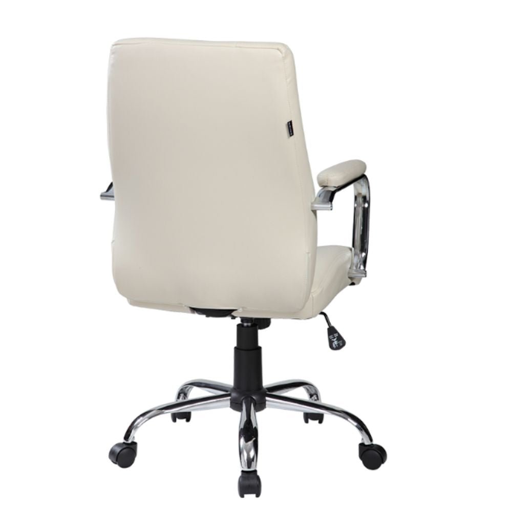 Silla De Oficina Secretarial - ALBAR E - 510 - Varios Colores - Asiento y Respaldo Tapizado - E - 510 - ALBAR - NOGAL BEAT - Sillas de oficina