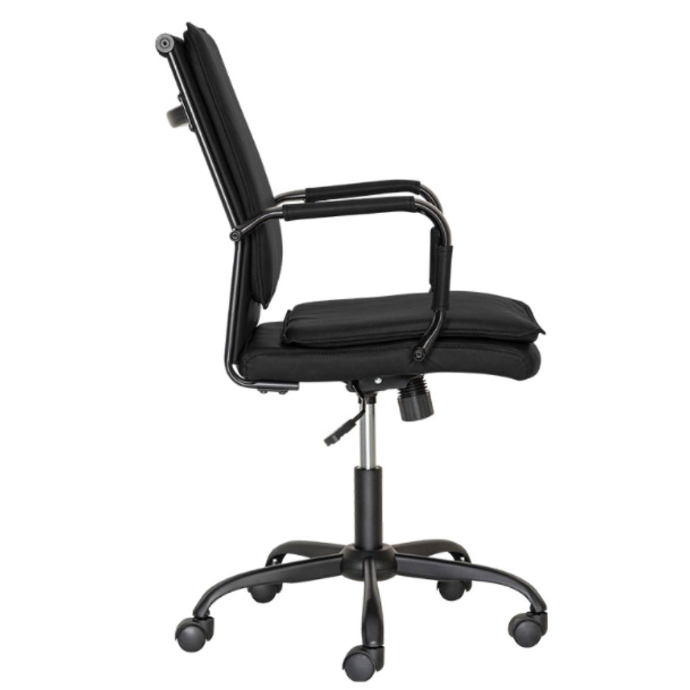 Silla De Oficina Secretarial Ergonómica - ALBAR GA - 005 - Varios Colores - Asiento Y Respaldo Tapizado - GA - 005 - ALBAR - NOGAL BEAT - Sillas de oficina