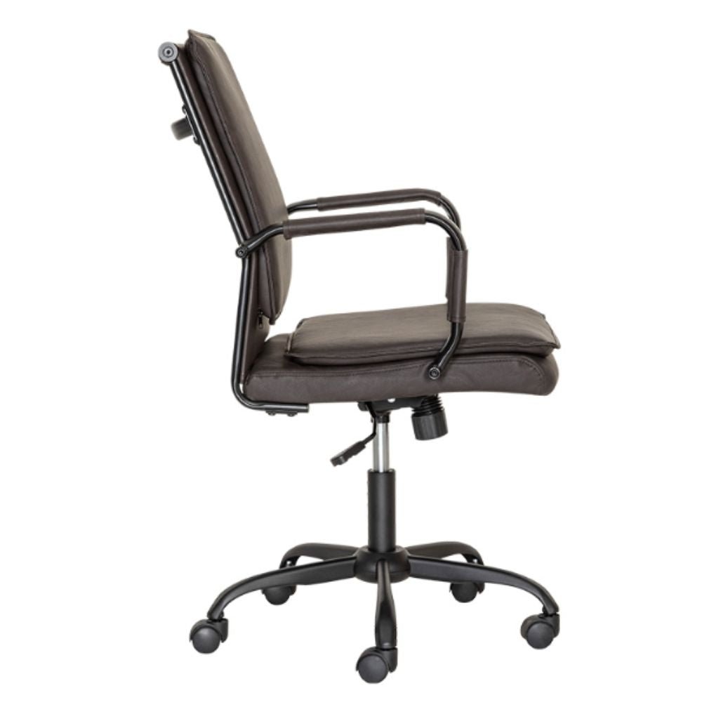 Silla De Oficina Secretarial Ergonómica - ALBAR GA - 005 - Varios Colores - Asiento Y Respaldo Tapizado - GA - 005 - ALBAR - NOGAL BEAT - Sillas de oficina