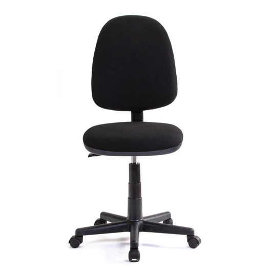 Silla de Oficina Secretarial - NOGAL BEAT RED ALTO - Asiento y Respaldo Tapizado - Silla Red Alto Fijo - MOBILIARIO EN MOVIMIENTO - NOGAL BEAT - Sillas de Oficina