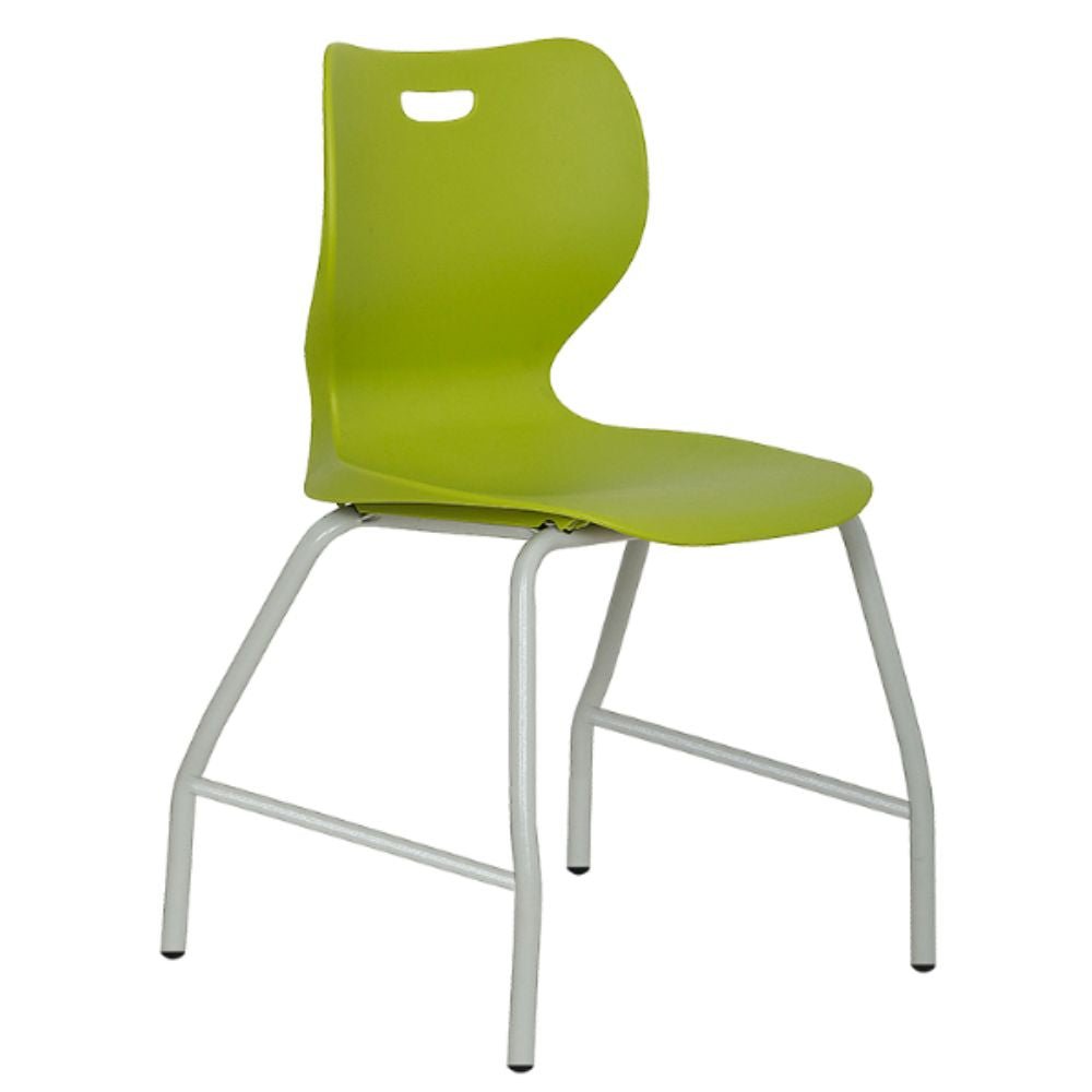 Silla De Oficina Visita - ALBAR AB - 100 - Varios Colores - Asiento y Respaldo En Polipropileno - AB - 100.3 - ALBAR - NOGAL BEAT - Sillas de Oficina