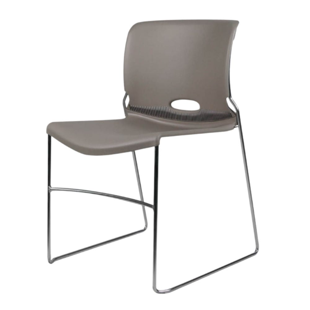 Silla de Oficina Visita - OFIK 40 OLSON 4041 - Negro - Asiento y Respaldo en Polímero - 43 - OFIK - NOGAL BEAT - Sillas de Oficina