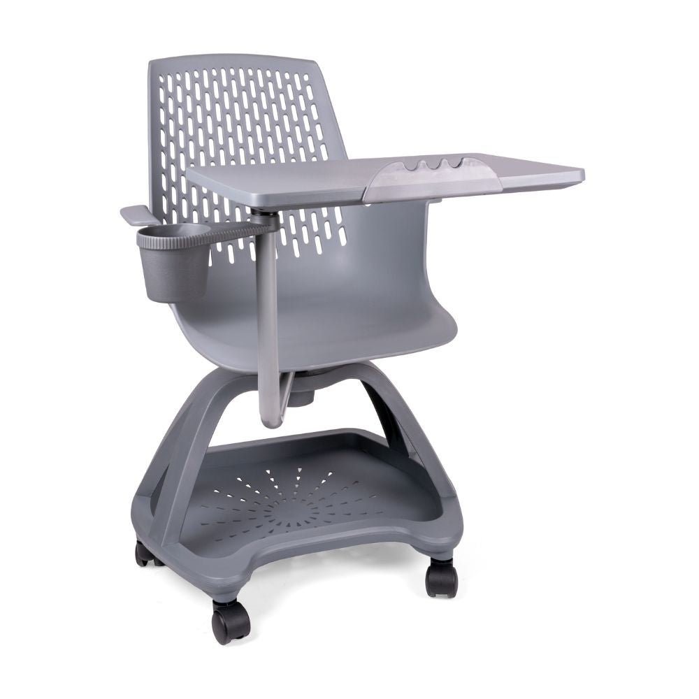 SILLA ESCOLAR OFFIHO BLOW OHP-2100 | Silla Escolar | Rodajas | Base Giratoria | Varios Colores | Polipropileno | Interior - OHP-2100 - OFFIHO - NOGAL BEAT - Sillas