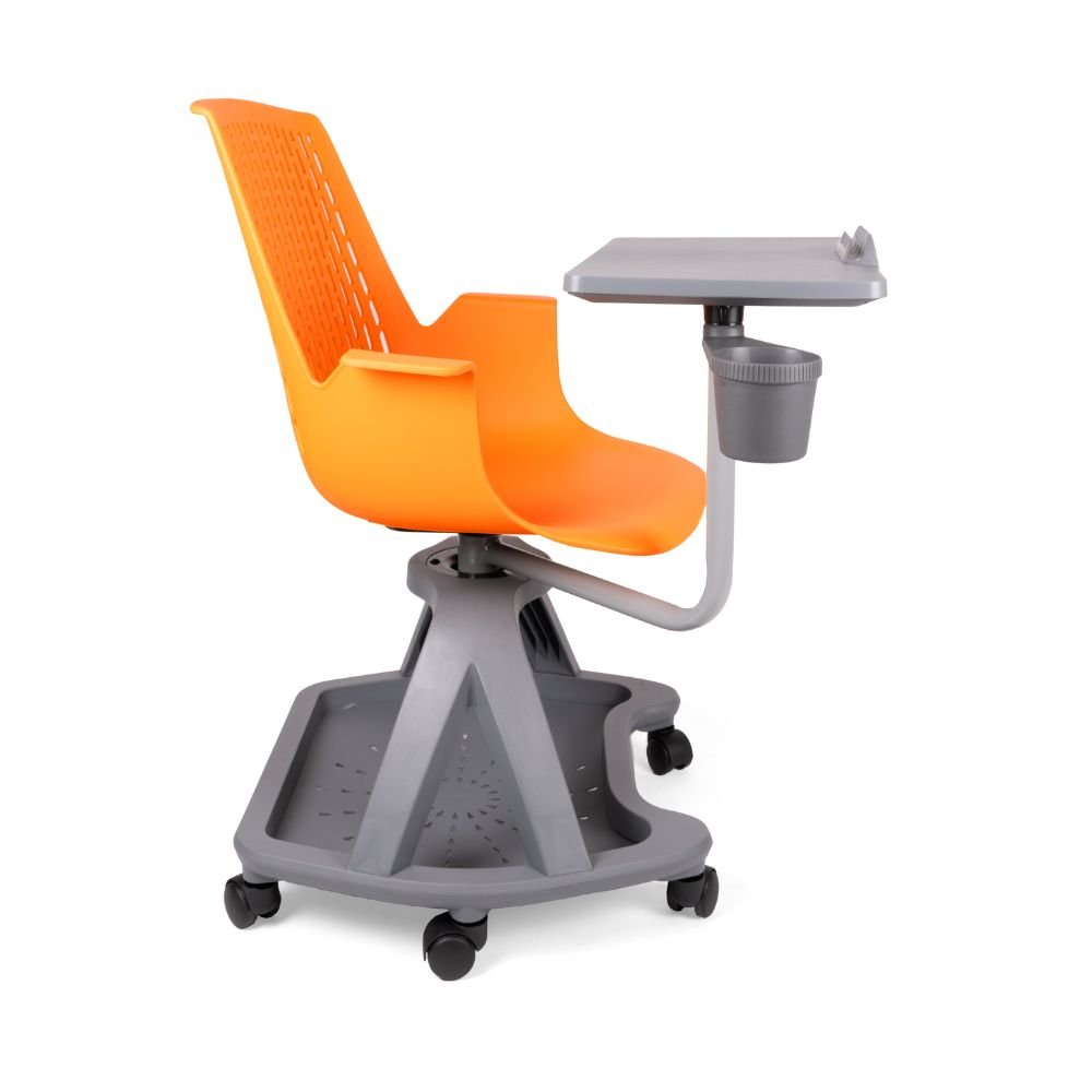 SILLA ESCOLAR OFFIHO BLOW OHP-2100 | Silla Escolar | Rodajas | Base Giratoria | Varios Colores | Polipropileno | Interior - OHP-2100 - OFFIHO - NOGAL BEAT - Sillas