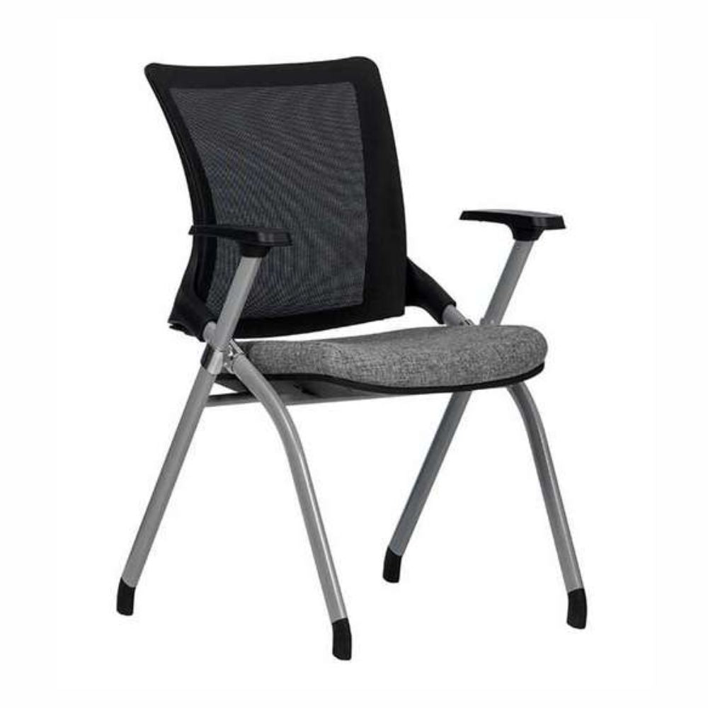 Silla Escolar y Capacitación Plegable - TECHNO FLEX - Varios Colores - Tapizada - FLEX Estructura Gris - Techno - NOGAL BEAT -