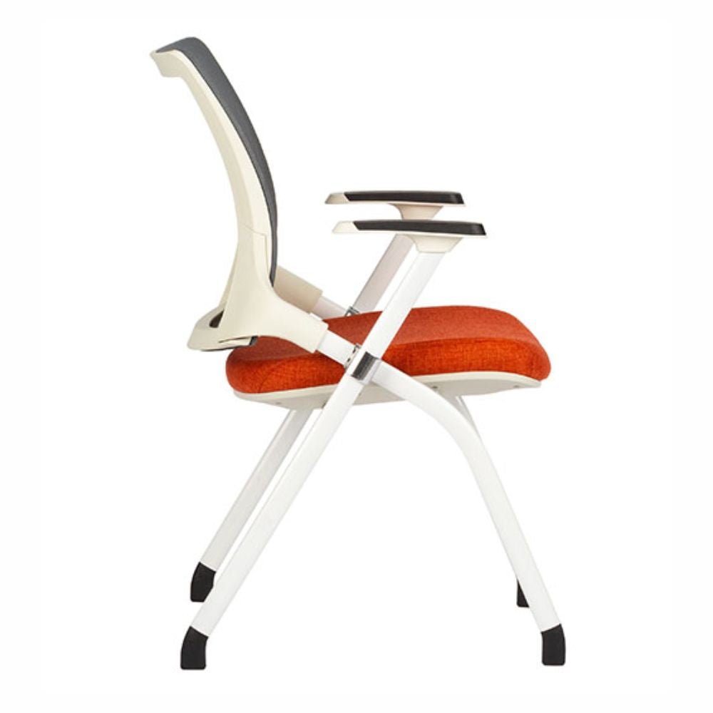 Silla Escolar y Capacitación Plegable - TECHNO FLEX - Varios Colores - Tapizada - FLEX Estructura White - Techno - NOGAL BEAT -