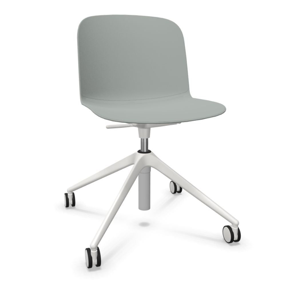 SILLA INFINITI RELIEF | Silla Ocasional | Base 4 Patas Estrella | Varios Colores | Asiento Monocarcasa Polipropileno | Interior - 110 - 6236R - GRS - Infiniti - NOGAL BEAT -