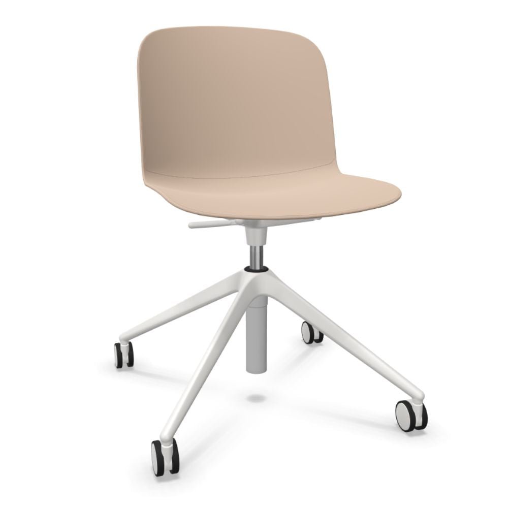 SILLA INFINITI RELIEF | Silla Ocasional | Base 4 Patas Estrella | Varios Colores | Asiento Monocarcasa Polipropileno | Interior - 110 - 6236R - SND - Infiniti - NOGAL BEAT -