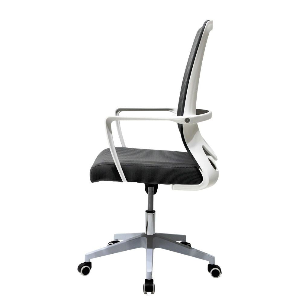SILLA KINGSTRONG CARDONA 249W BLANCA SILL0903681 | Silla Ejecutiva Uso Empresarial Ambiente Laboral Alta Gerencia Director | Descansa - Brazos | Base Estrella Rodajas | Tapizado Mesh | Interior - SILL0903681 - Mundo In - NOGAL BEAT - Sillas de oficina