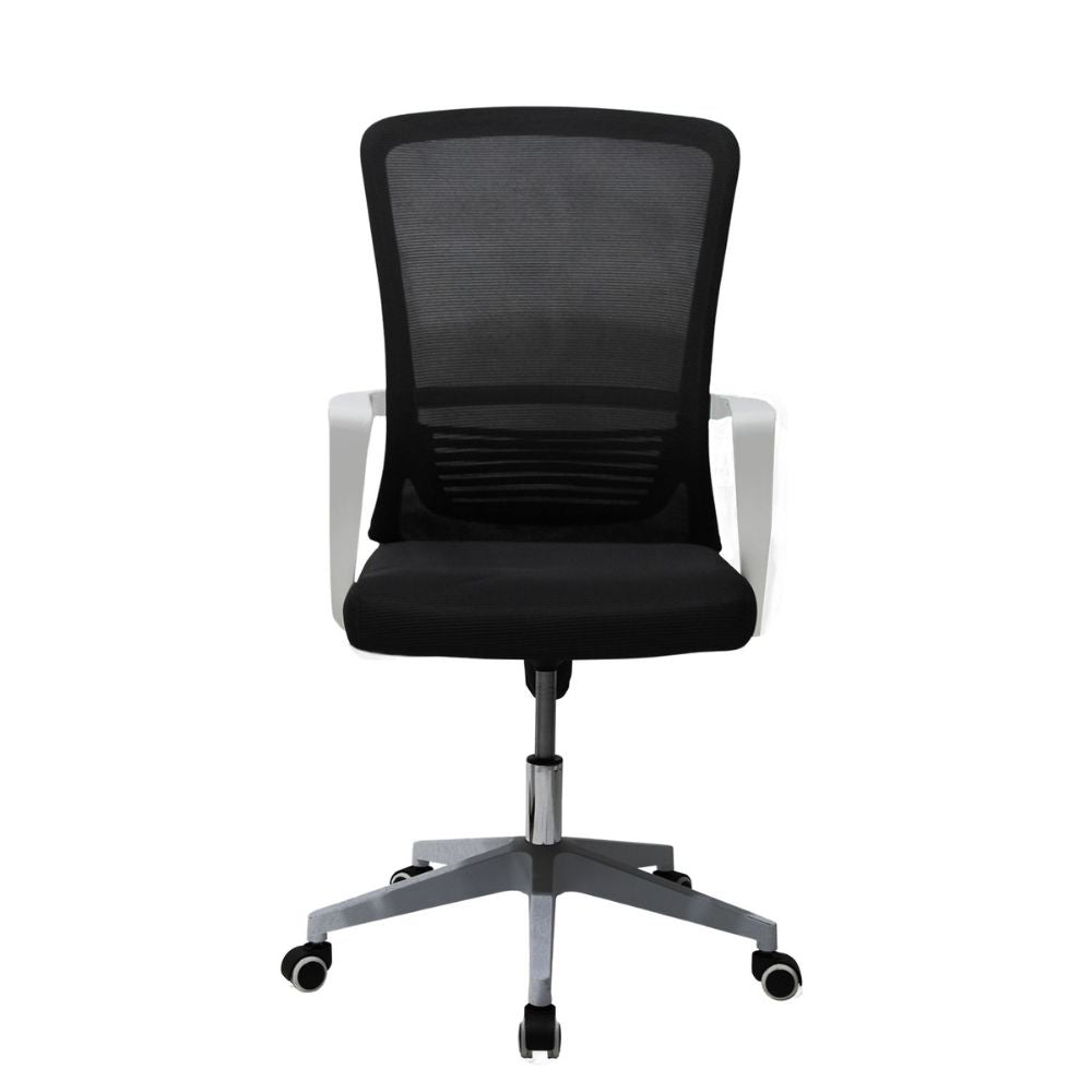 SILLA KINGSTRONG CARDONA 249W BLANCA SILL0903681 | Silla Ejecutiva Uso Empresarial Ambiente Laboral Alta Gerencia Director | Descansa - Brazos | Base Estrella Rodajas | Tapizado Mesh | Interior - SILL0903681 - Mundo In - NOGAL BEAT - Sillas de oficina