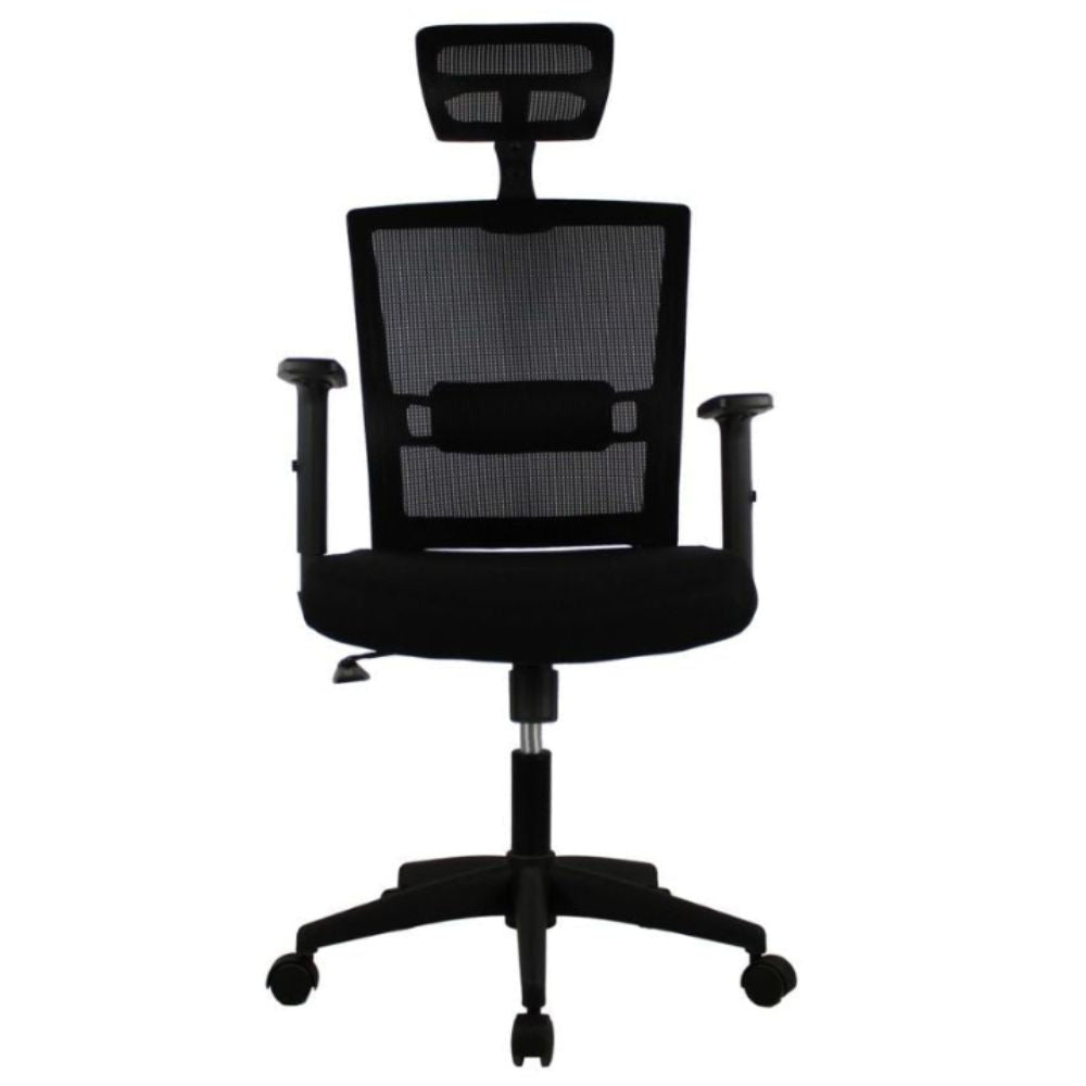 SILLA KINGSTRONG JM - 318 Mesh NE SILL0361843 | Silla Ejecutiva Oficina Uso de Oficina | Giratoria | Color Negro | Tapizado con tela tipo "mesh" | Interior - SILL0361843 - Mundo In - NOGAL BEAT -