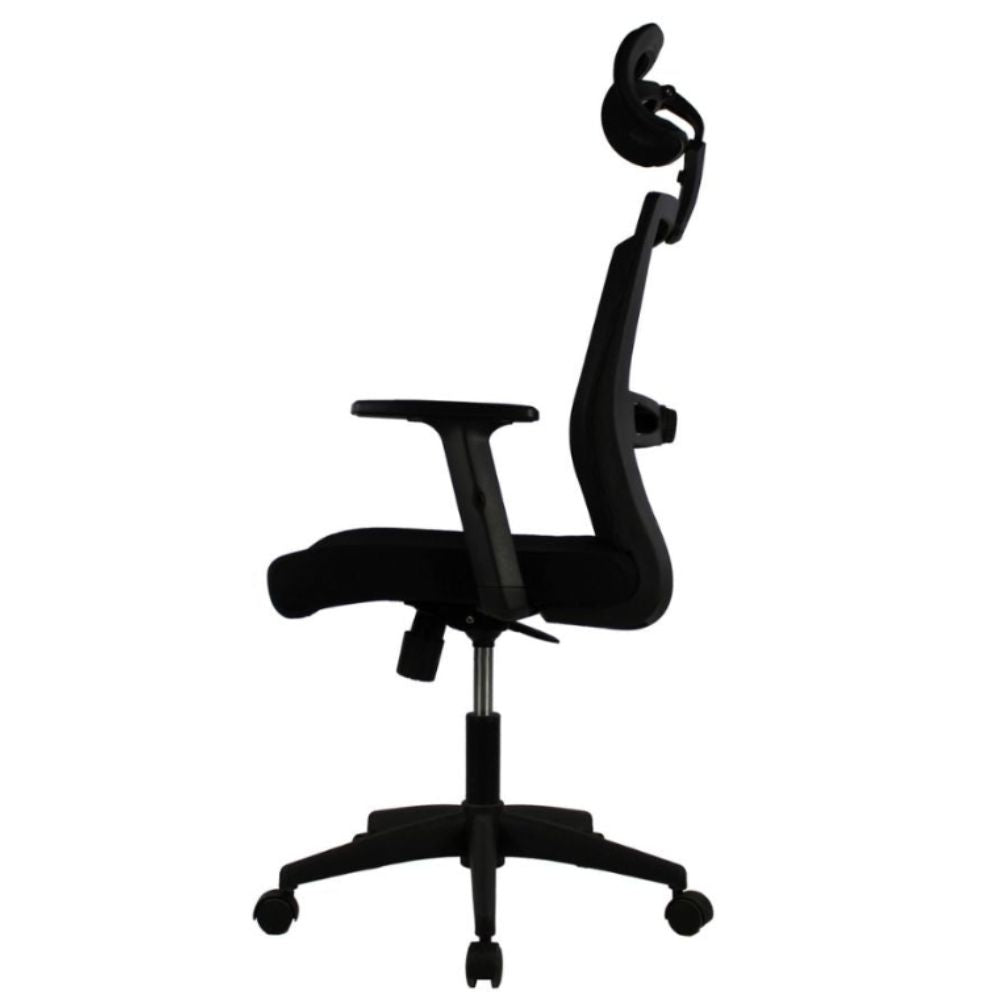 SILLA KINGSTRONG JM - 318 Mesh NE SILL0361843 | Silla Ejecutiva Oficina Uso de Oficina | Giratoria | Color Negro | Tapizado con tela tipo "mesh" | Interior - SILL0361843 - Mundo In - NOGAL BEAT -