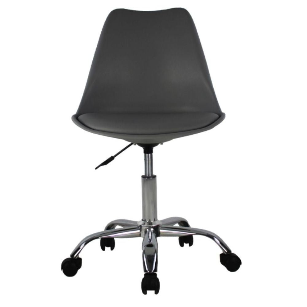 SILLA KINGSTRONG JM - 55 OSLO SEC SILL0360329 | Silla Secretarial Uso de Oficina Escritorio Silla de Trabajo | Altura Ajustable | Asiento Acojinado | Varios Colores | Interior - SILL0360329 - Mundo In - NOGAL BEAT -