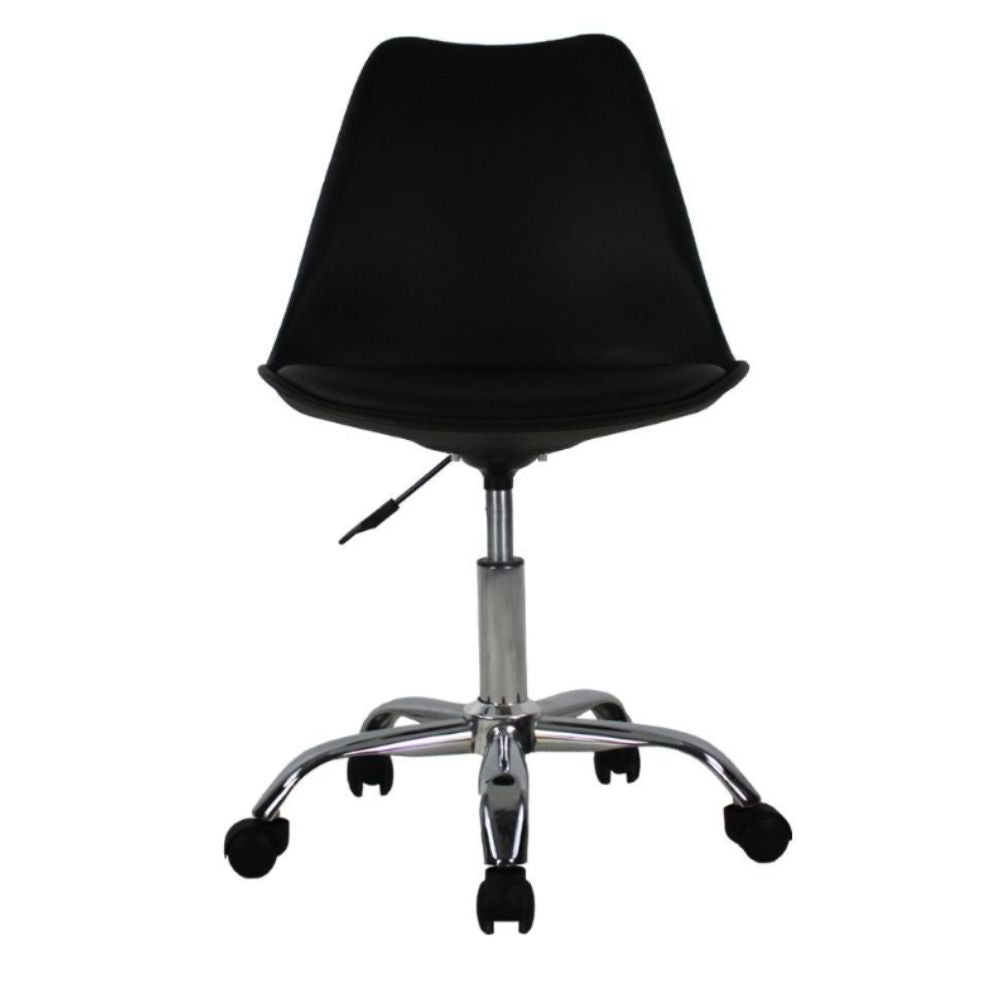 SILLA KINGSTRONG JM - 55 OSLO SEC SILL0360329 | Silla Secretarial Uso de Oficina Escritorio Silla de Trabajo | Altura Ajustable | Asiento Acojinado | Varios Colores | Interior - SILL0360329 - Mundo In - NOGAL BEAT -