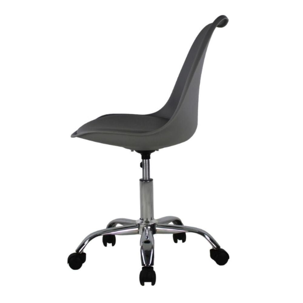 SILLA KINGSTRONG JM - 55 OSLO SEC SILL0360329 | Silla Secretarial Uso de Oficina Escritorio Silla de Trabajo | Altura Ajustable | Asiento Acojinado | Varios Colores | Interior - SILL0360329 - Mundo In - NOGAL BEAT -