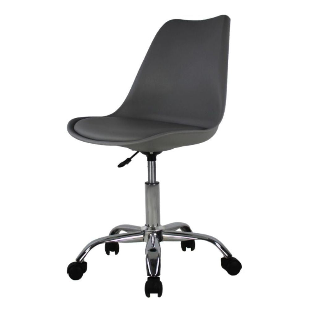 SILLA KINGSTRONG JM - 55 OSLO SEC SILL0360329 | Silla Secretarial Uso de Oficina Escritorio Silla de Trabajo | Altura Ajustable | Asiento Acojinado | Varios Colores | Interior - SILL0360329 - Mundo In - NOGAL BEAT -