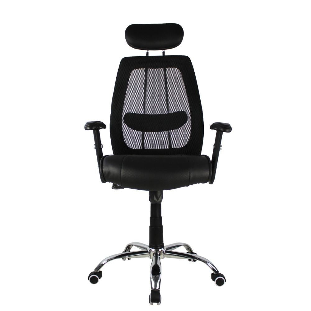 SILLA KINGSTRONG MOB - AF811 GIRONA SILL0903520 | Silla Ejecutiva Uso de Oficina | Base Estrella Giratoria | Tapizado Tela | Interior - SILL0903520 - Mundo In - NOGAL BEAT - Sillas de oficina