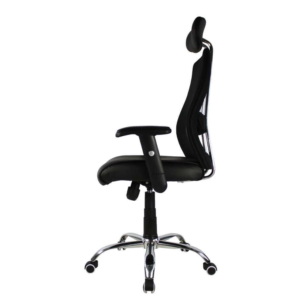 SILLA KINGSTRONG MOB - AF811 GIRONA SILL0903520 | Silla Ejecutiva Uso de Oficina | Base Estrella Giratoria | Tapizado Tela | Interior - SILL0903520 - Mundo In - NOGAL BEAT - Sillas de oficina