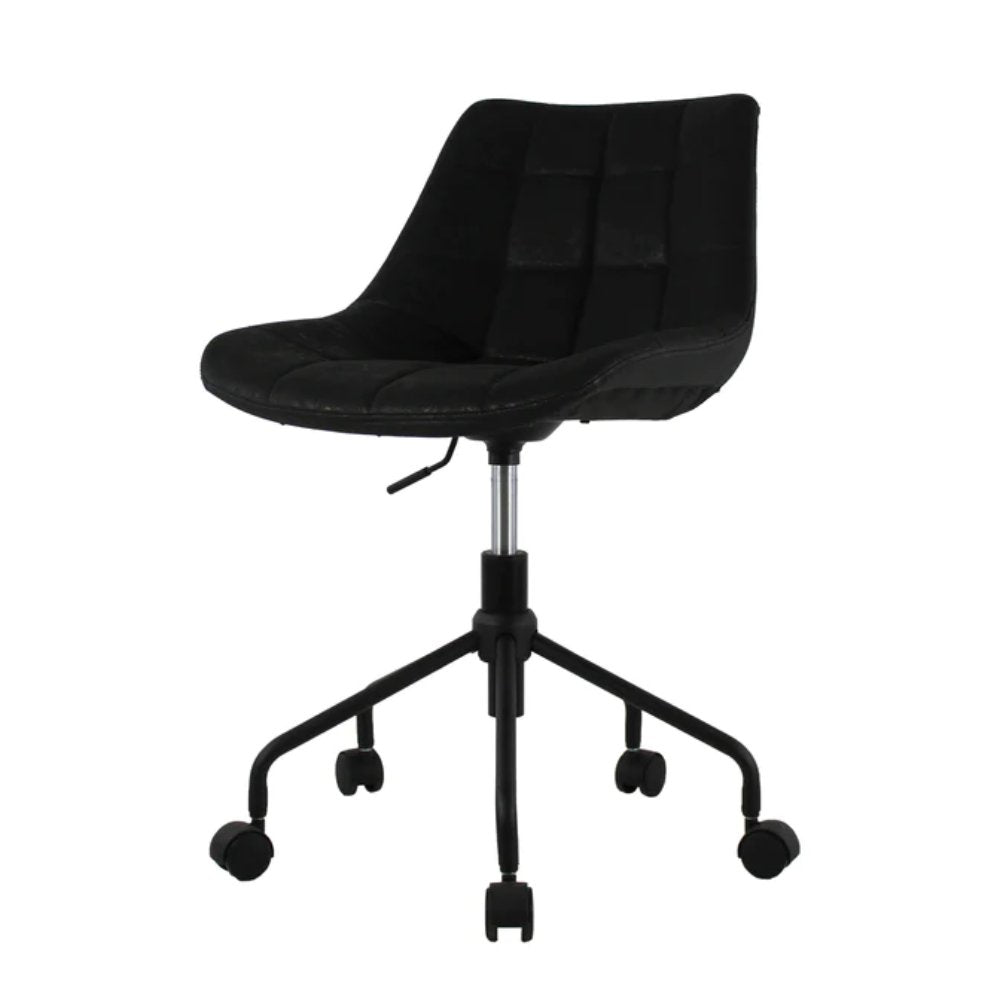 SILLA KINGSTRONG ONTARIO MOB-1102 SILL0362904 | Silla Secretarial Ocasional Uso Oficina Laboral para Escritorio | Base Estrella Rodajas | Patrón Cuadrado Vinil | Interior | Secretarial para Escritorio Oficina Despacho Bufete Agencia para uso Laboral Empresarial Trabajo Ejecutiva