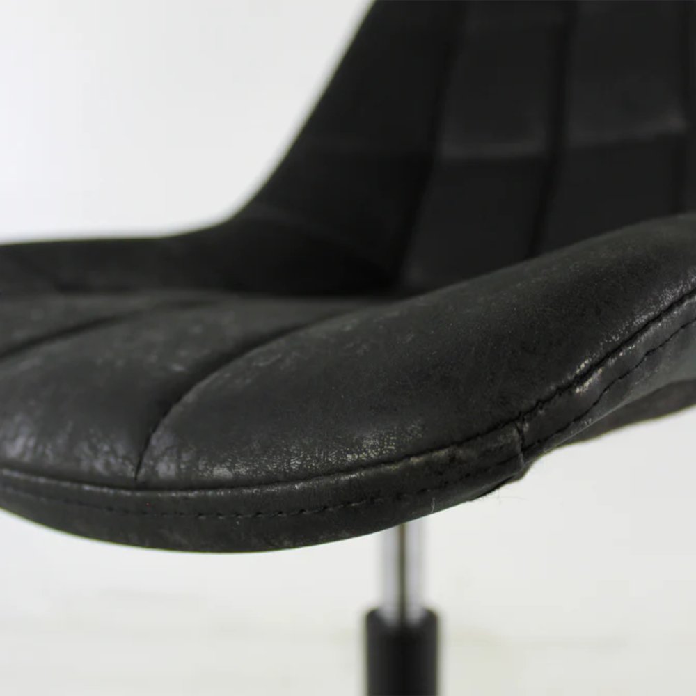 SILLA KINGSTRONG ONTARIO MOB-1102 SILL0362904 | Silla Secretarial Ocasional Uso Oficina Laboral para Escritorio | Base Estrella Rodajas | Patrón Cuadrado Vinil | Interior | Secretarial para Escritorio Oficina Despacho Bufete Agencia para uso Laboral Empresarial Trabajo Ejecutiva