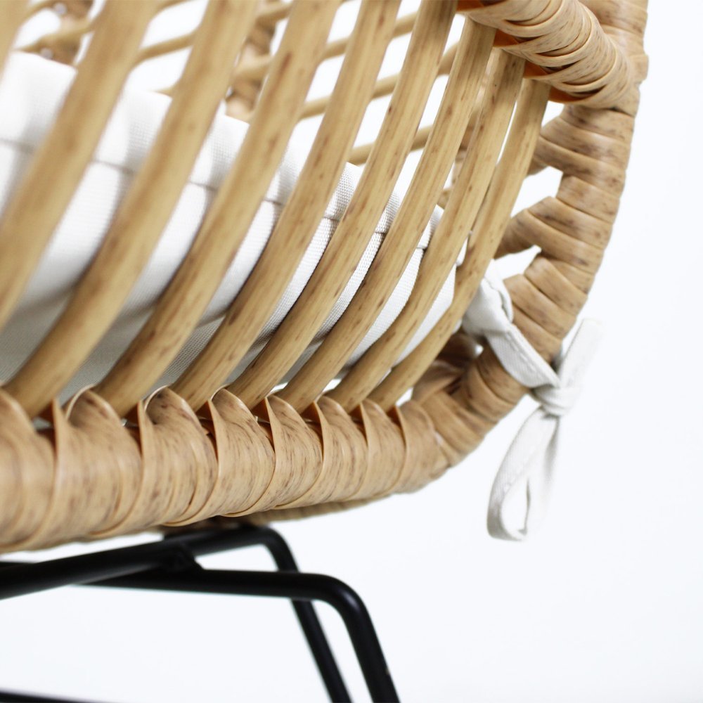 SILLA KINGSTRONG SILLA DE EXTERIOR TOBAGO | Silla para Jardín Terraza | Rattan Sintético | 4 Puntas | Interior + Exterior - SILL0904158 - Mundo In - NOGAL BEAT - Sillas