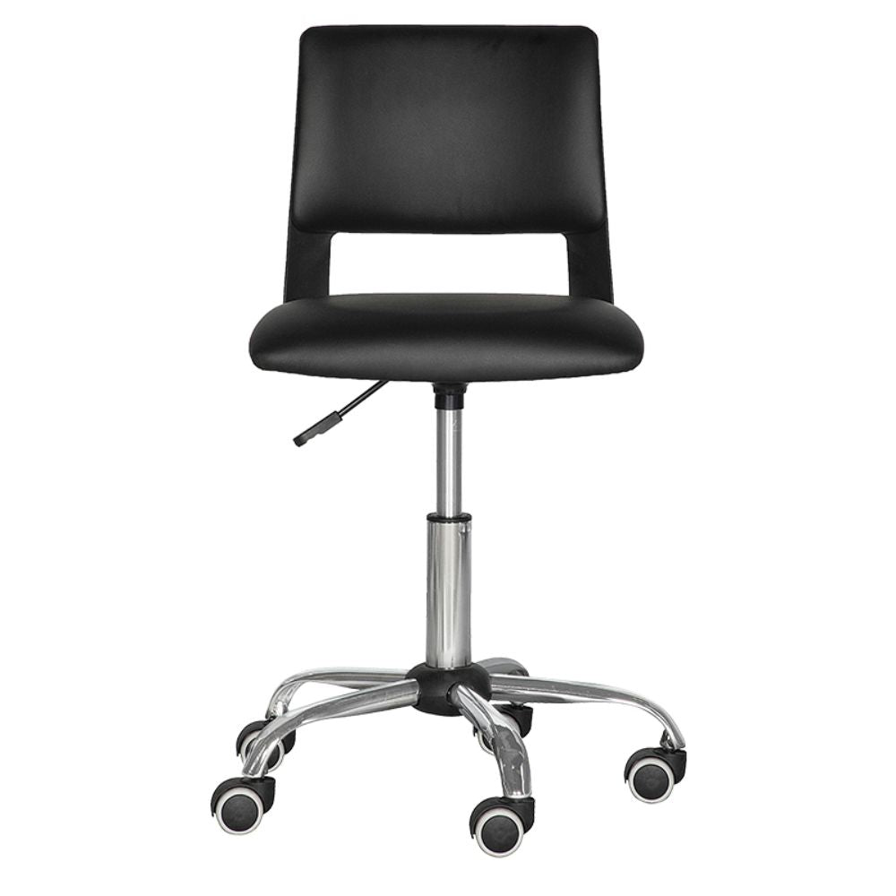 SILLA NOGAL BEAT ALBAR AD - 600 | Silla Secretarial | Respaldo Asiento Hule Espuma | Tapizado | Mecanismo Banco | Lámina | Base Cromada | Altura Ajustable | Interior - AD - 600 - ALBAR - NOGAL BEAT - Sillas de oficina