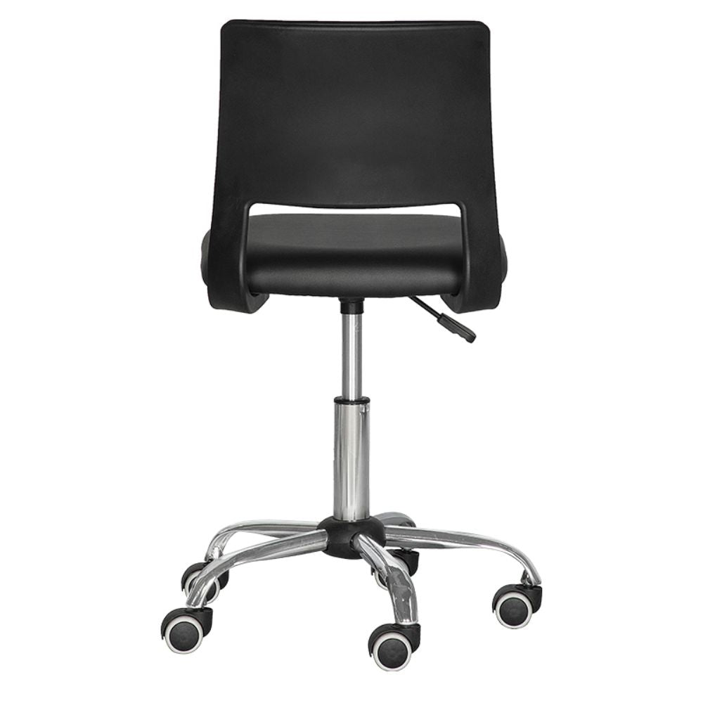 SILLA NOGAL BEAT ALBAR AD - 600 | Silla Secretarial | Respaldo Asiento Hule Espuma | Tapizado | Mecanismo Banco | Lámina | Base Cromada | Altura Ajustable | Interior - AD - 600 - ALBAR - NOGAL BEAT - Sillas de oficina