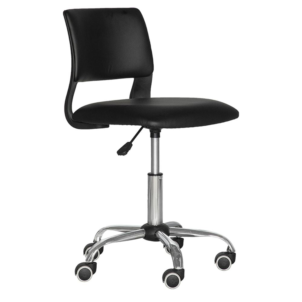 SILLA NOGAL BEAT ALBAR AD - 600 | Silla Secretarial | Respaldo Asiento Hule Espuma | Tapizado | Mecanismo Banco | Lámina | Base Cromada | Altura Ajustable | Interior - AD - 600 - ALBAR - NOGAL BEAT - Sillas de oficina
