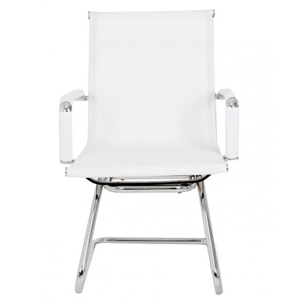 SILLA NOGAL BEAT CÁDIZ MALLA CONFERENCE | Silla para Oficina Tipo Aluminium Group Mesh Charles & Ray Eames Sala de Juntas Visitas Conferencias | Base Trineo | Varios Colores | Malla | Interior - CÁDIZ MALLA CONFERENCE - MDO - NOGAL BEAT - Sillas