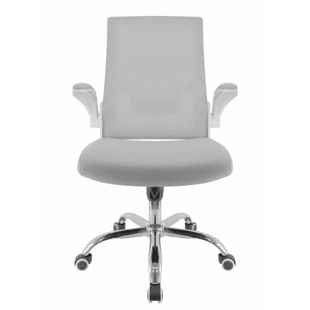 SILLA NOGAL BEAT E-17802 | Silla Operativa | Asiento Hule Espuma | Descansabrazos | Respaldo Polipropileno | Base Nylon | Tapiz Malla | Tela | Interior - E-17802 - GERSA - NOGAL BEAT - Sillas para oficina