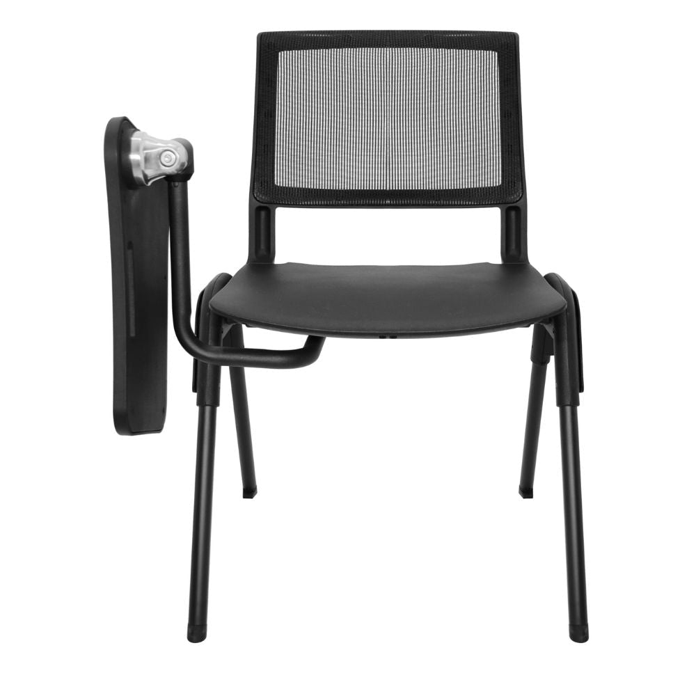 SILLA NOGAL BEAT E-70658 | Silla Mesabanco | Estructura Polipropileno | Respaldo Malla | Paleta Polipropileno | Patas Metal | Interior - E-70658 - GERSA - NOGAL BEAT - SIlla