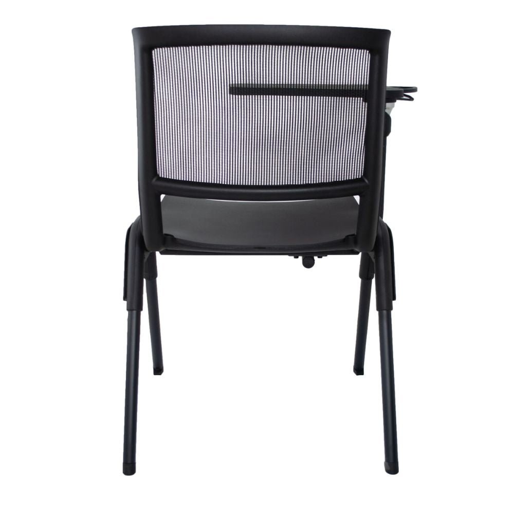 SILLA NOGAL BEAT E-70658 | Silla Mesabanco | Estructura Polipropileno | Respaldo Malla | Paleta Polipropileno | Patas Metal | Interior - E-70658 - GERSA - NOGAL BEAT - SIlla