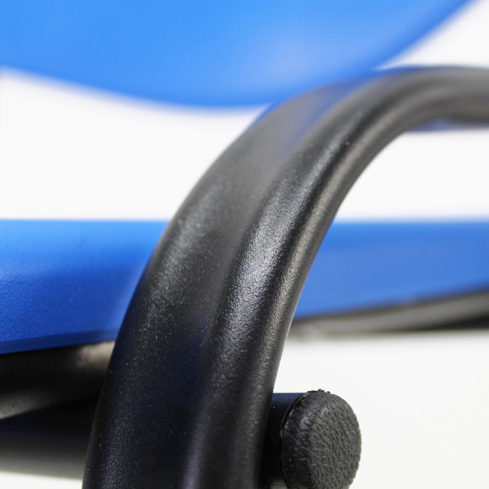 SILLA NOGAL BEAT ISO NOVA SILL0420304 | Silla para Visita Oficina Sala de Espera | Base 4 Puntas Metal | Plastificada | Interior - SILL0420304 - Mundo In - NOGAL BEAT - Sillas