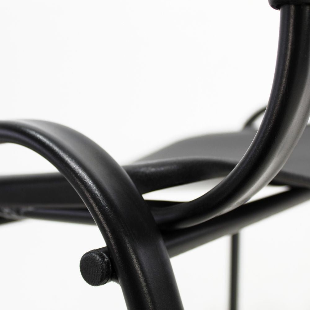 SILLA NOGAL BEAT ISO NOVA SILL0420304 | Silla para Visita Oficina Sala de Espera | Base 4 Puntas Metal | Plastificada | Interior - SILL0420304 - Mundo In - NOGAL BEAT - Sillas