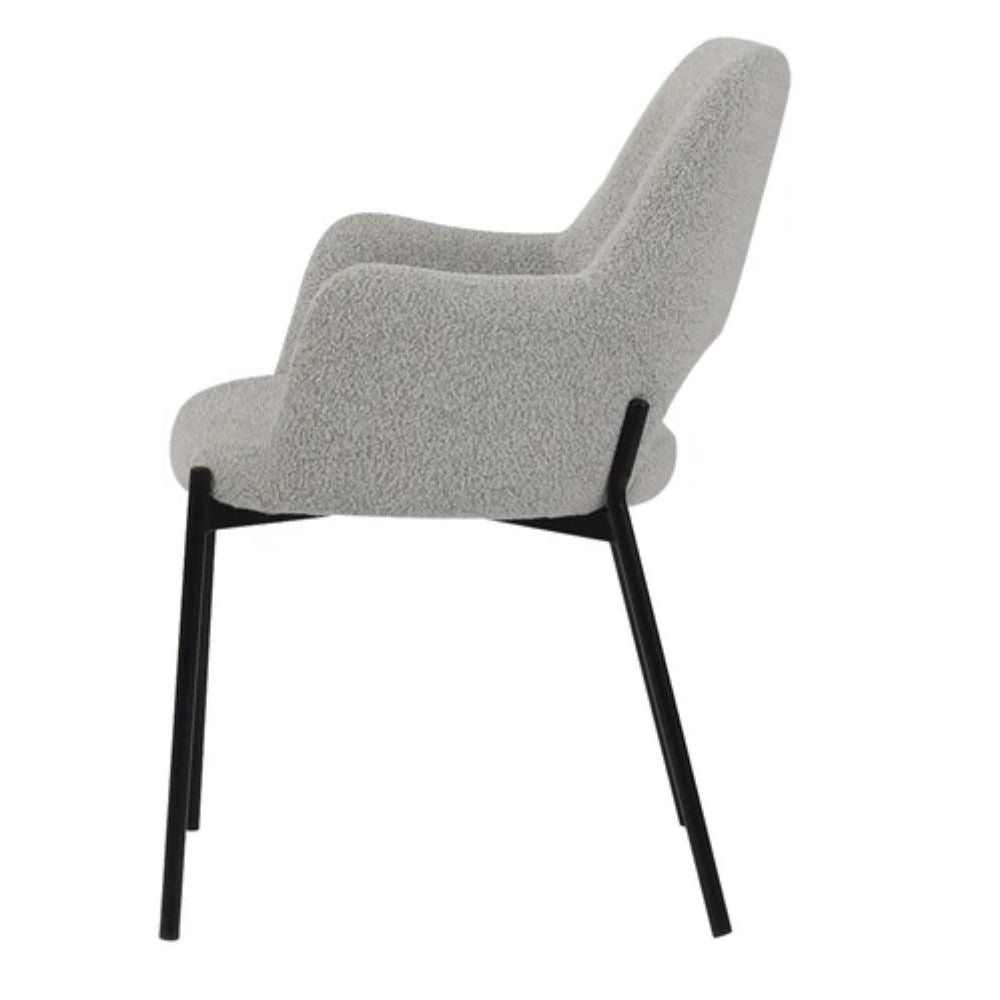 SILLA NOGAL BEAT SILL0904840 3038 SHCOLA | Silla de Comedor | Patas Revestidas Negro Mate | 4 Puntas | Tapizado | Interior - SILL0904840 - Mundo In - NOGAL BEAT - Sillas