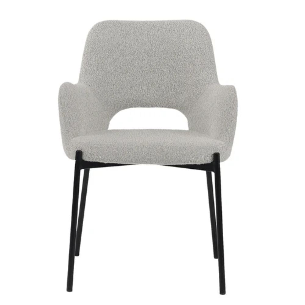 SILLA NOGAL BEAT SILL0904840 3038 SHCOLA | Silla de Comedor | Patas Revestidas Negro Mate | 4 Puntas | Tapizado | Interior - SILL0904840 - Mundo In - NOGAL BEAT - Sillas