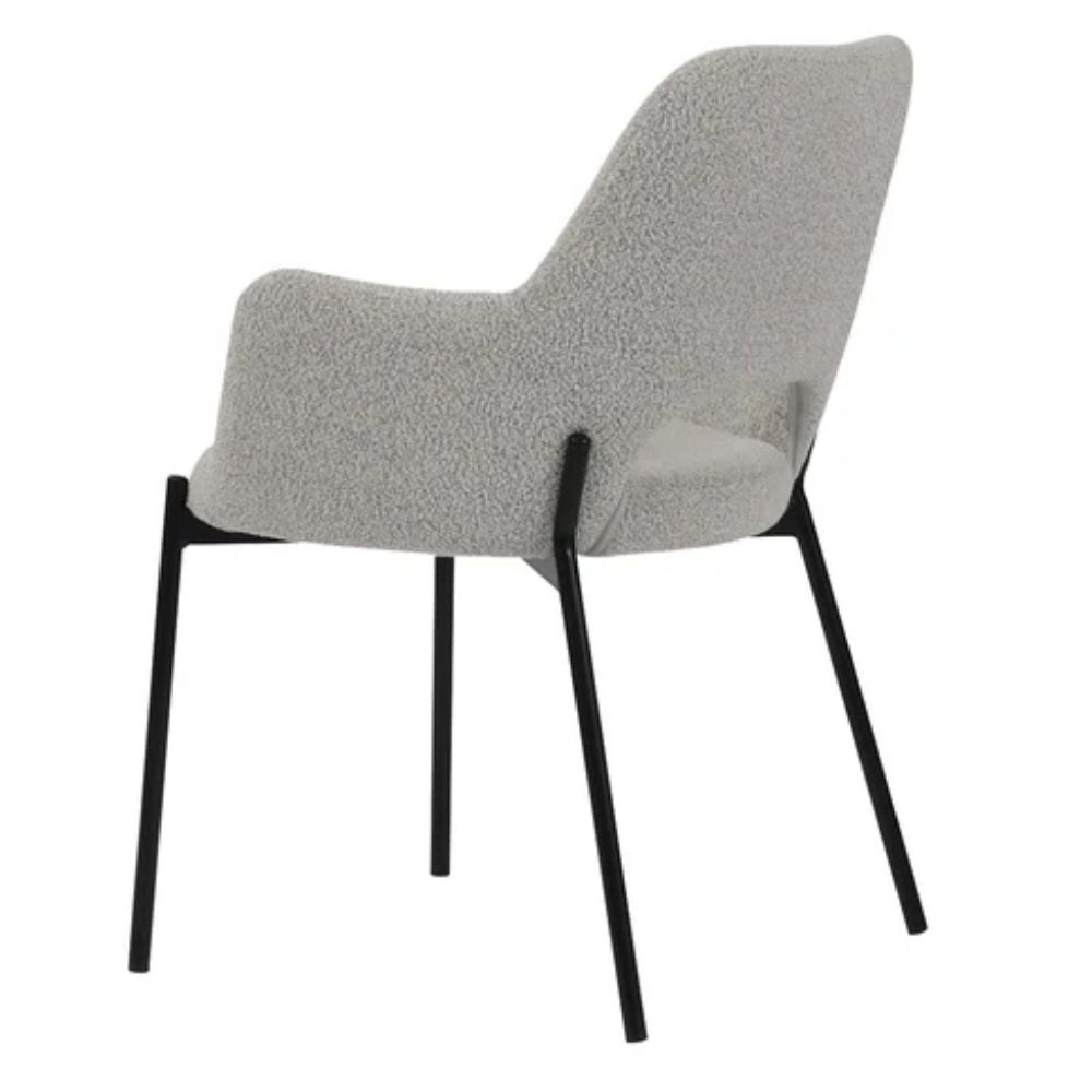 SILLA NOGAL BEAT SILL0904840 3038 SHCOLA | Silla de Comedor | Patas Revestidas Negro Mate | 4 Puntas | Tapizado | Interior - SILL0904840 - Mundo In - NOGAL BEAT - Sillas