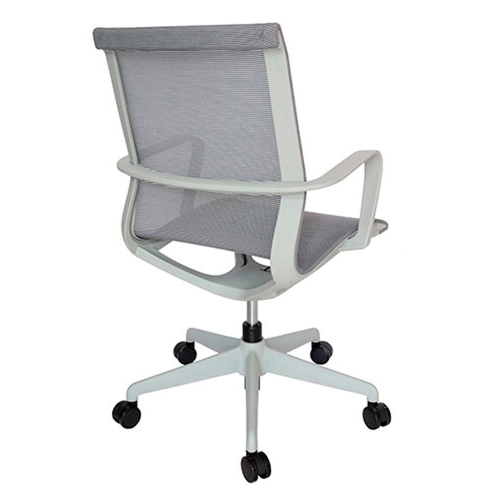 SILLA OFFIHO BIO OHE - 113 GRIS | Silla Operativa | Base Estrella | Diseño Ergonómica | Respaldo Bajo | Interior | Oficina Despacho Hogar - OHE - 113gris - OFFIHO - NOGAL BEAT - Silla para oficina