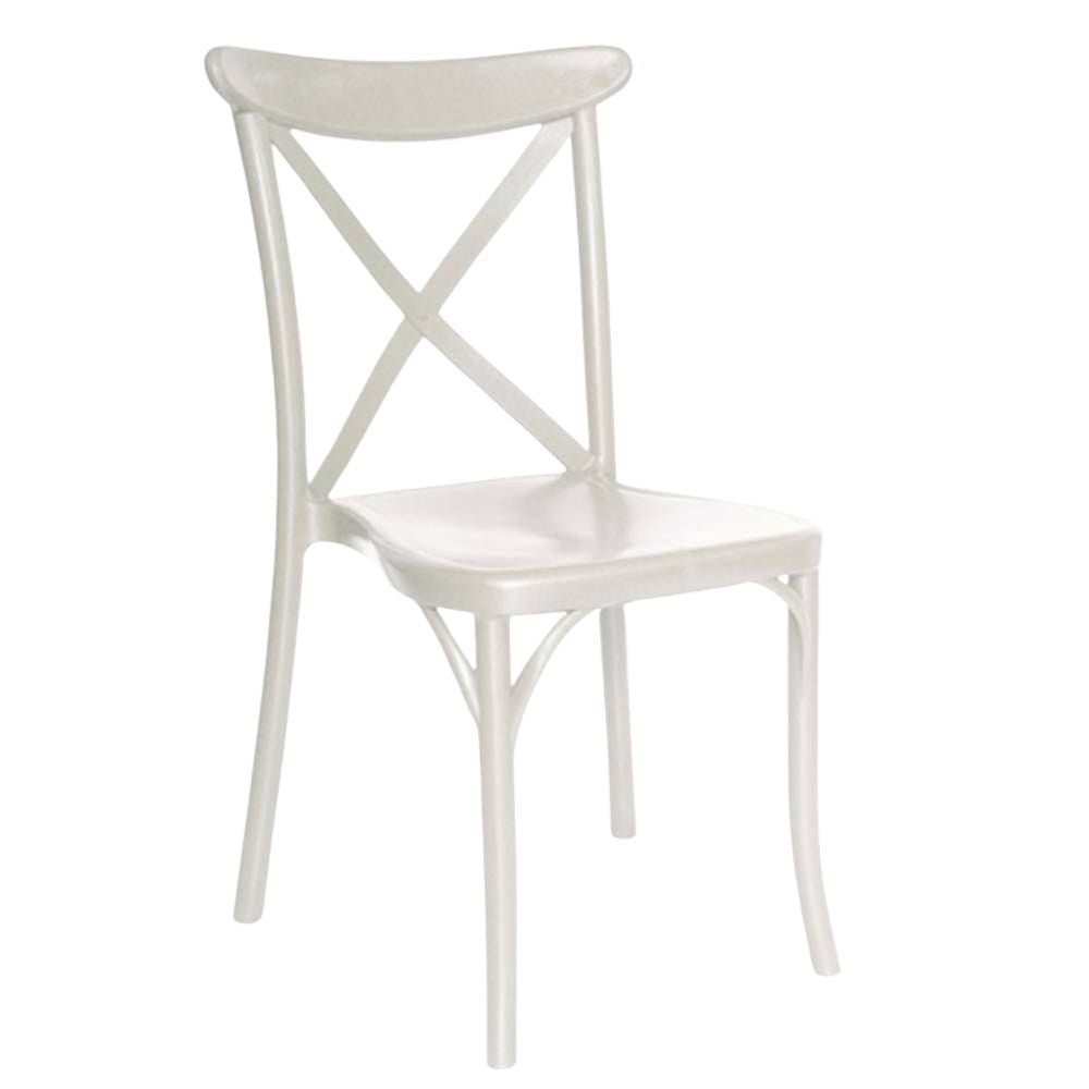 SILLA OFFIHO OHV-117 | Silla para Restaurante Cafetería | Resistente Rayos UV | Varios Colores | Polipropileno | Interior + Exterior - OHV-117 - OFFIHO - NOGAL BEAT - Sillas