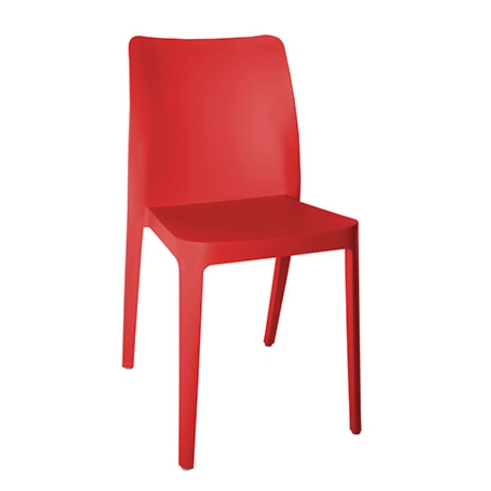 SILLA OFFIHO SOLEI OHV-59 | Silla para Terraza Aire Libre | Resistente Rayos UV | Varios Colores | Polipropileno | Interior + Exterior - OHV-59 - OFFIHO - NOGAL BEAT -