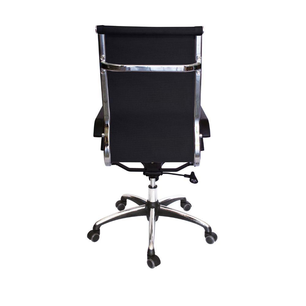 SILLA OFFIHO TRAVIS OHE - 295NEGRO | Silla Operativa | Estrella Pentagonal | Respaldo Alto | Interior | Oficina Despacho Consultorio - OHE - 295negro - OFFIHO - NOGAL BEAT - Silla para oficina