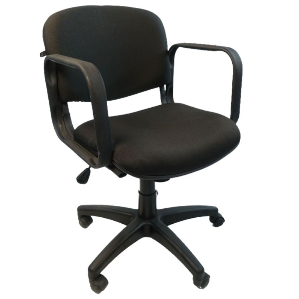 SILLA OFIK 360 ALLEGRO | Silla Semi - Ejecutiva para Oficina | Base Estrella Polipropileno | Tapiz en Tela | Interior - 360 - OFIK - NOGAL BEAT - Sillas de oficina