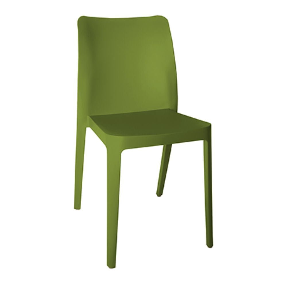 Silla para Terraza Resistente a Rayos UV - OFFIHO SOLEI OHV - 59 - Sin Brazos - Varios Colores - para Ambiente Salino - OHV - 59 - OFFIHO - NOGAL BEAT - Sillas