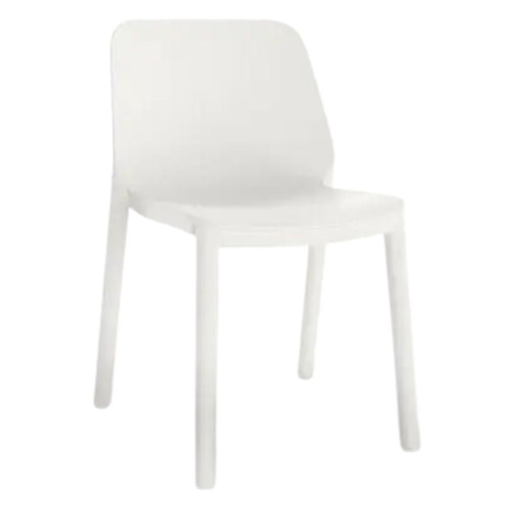 SILLA RESOL ONE | Silla Monobloque Ocasional para Cafetería Jardín | Polipropileno Fibra de Vidrio | Protección UV | Interior + Exterior - 05943 - Resol - NOGAL BEAT - silla