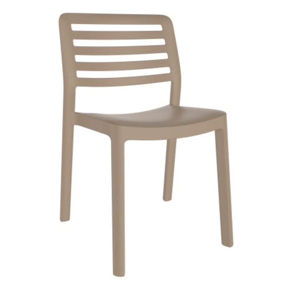 SILLA RESOL WIND | Silla Ocasional para Cafetería Jardín | Inyectada en PP | Protección UV | Interior + Exterior - 04560 - Resol - NOGAL BEAT - silla