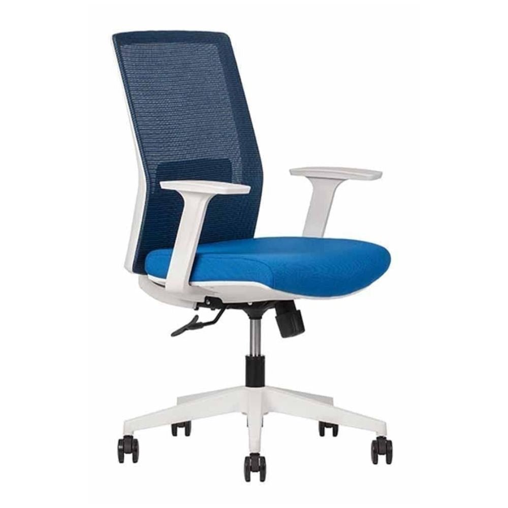 SILLA TECHNO ARTIC RESPALDO BAJO | Silla Operativa Zona Laboral | Base Estrella Nylon con Rodajas | Varios Colores | Smartmesh | Interior - ARTIC RESPALDO BAJO Gris - Techno - NOGAL BEAT - Silla para oficina