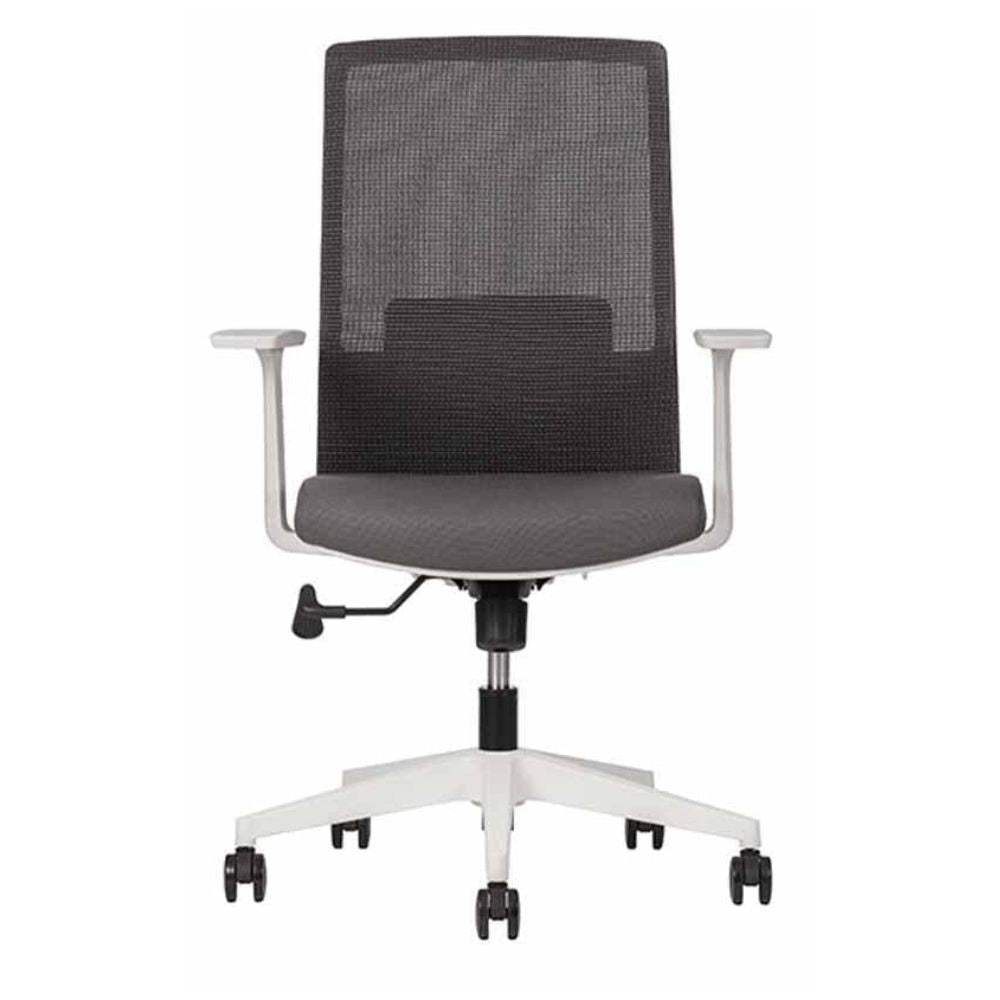 SILLA TECHNO ARTIC RESPALDO BAJO | Silla Operativa Zona Laboral | Base Estrella Nylon con Rodajas | Varios Colores | Smartmesh | Interior - ARTIC RESPALDO BAJO Gris - Techno - NOGAL BEAT - Silla para oficina